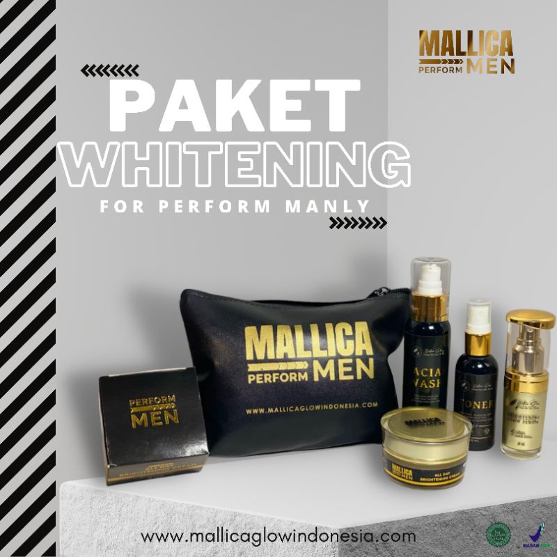 MALLICA GLOW Perform Men Paket Whitening