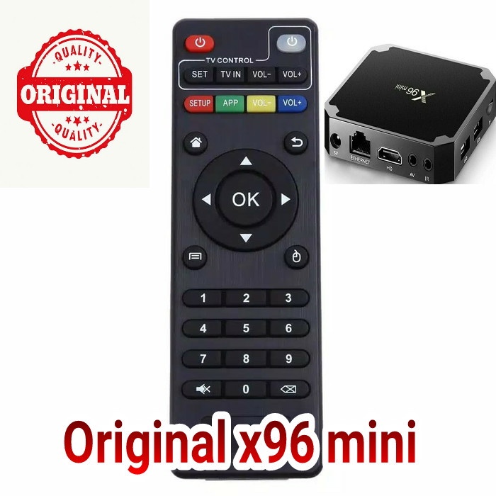 remote original x96 mini dan bisa buat x96 x96 max x96q x96h mxq tx3