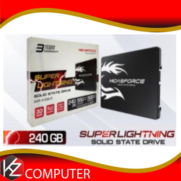 SSD MIDAS FORCE 240GB SATA 3 SUPERLIHTNING