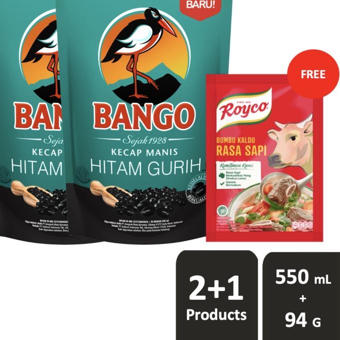 

Terjangkau - Beli Bango Kecap Manis Gurih 550ml Twinpack GRATIS Royco Bumbu Kaldu Sapi 94g