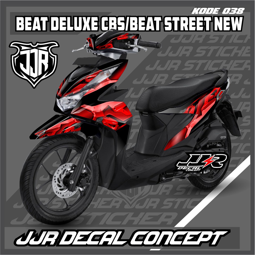 Stiker Decal  Honda New Beat DELUXE 2020-2021 CBS/ISS stiker honda NEW BEAT STREET 2020-2021