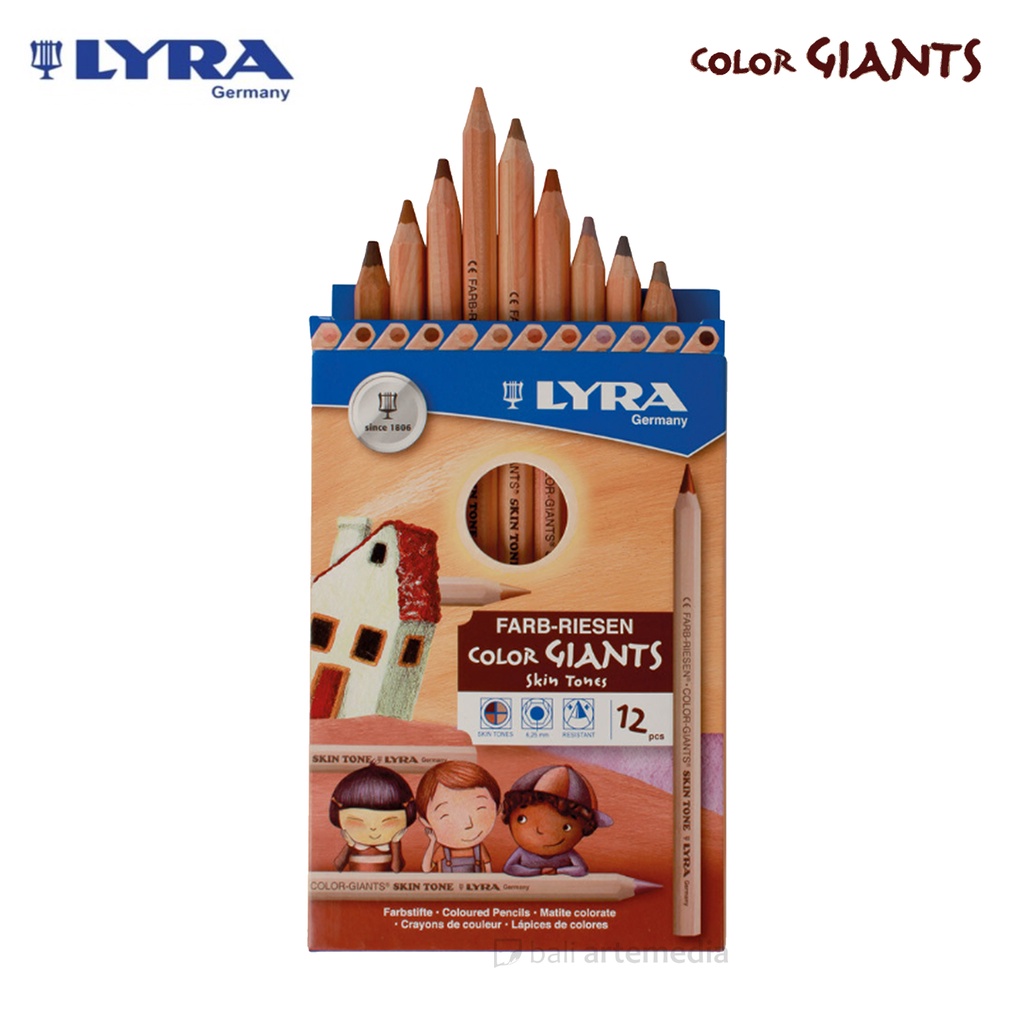 LYRA Color Giants Skin Tones 12 pcs