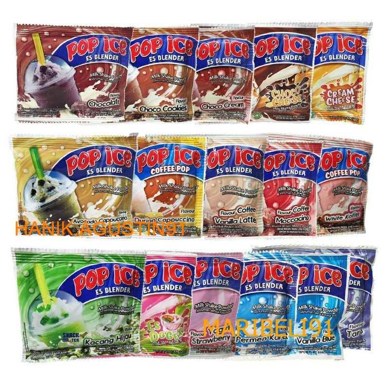 

Pop Ice Renceng All Varian Aneka Rasa Isi 10 Sacset