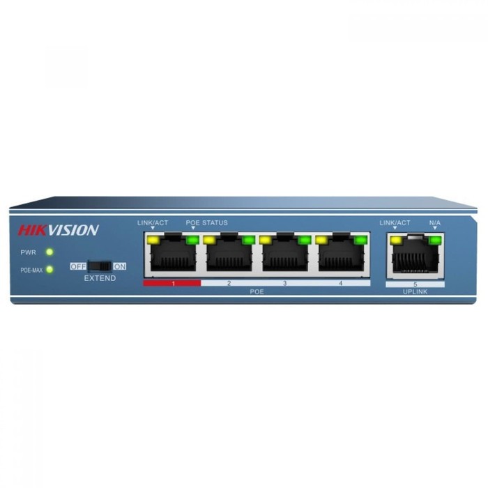 HIKVISION Switch Hub POE DS-3E0105P-E/M 4 port PoE 100Mbps Switch with 4-Port PoE