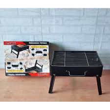 Barbeque Grill Alat Panggangan Portable Mini Pemanggang Lipat Sate Daging BBQ Korean Griller Outdoor