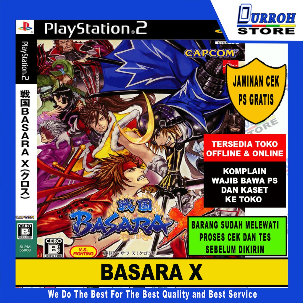 KASET GAME PS 2 BASARA X (MAIN SOLO) | Shopee Indonesia