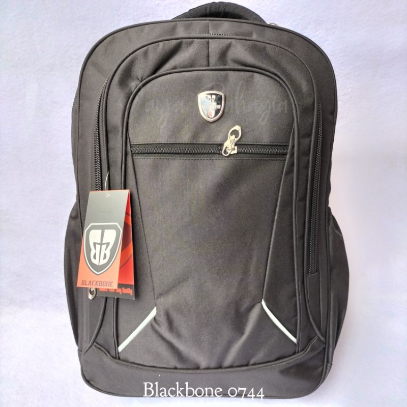 Ransel Murah Blackbone Rivoly Hitam Tas Sekolah Kerja Seminar Pelatihan Sumbangan Hadiah