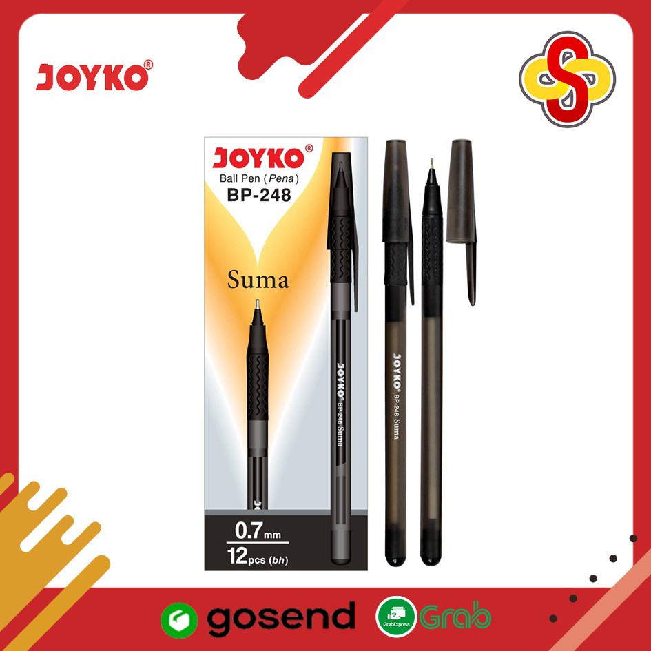 Ball Pen / Pulpen / Pena Joyko BP-248 Suma Isi 12 pcs