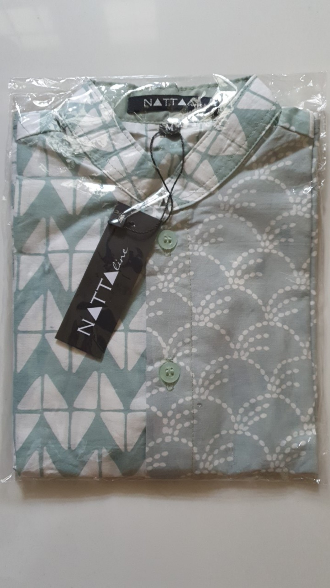 Batik Anak Lengan Pendek Mix Mint