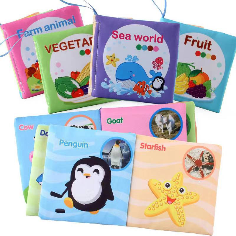 Softbook Buku Kain Bayi Baby Cloth Book mainan edukasi bayi