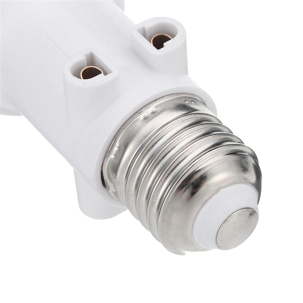 [Elegan] Lamp Holder LED EU Plug Splitter Dinding Lamp Light Base Socket Adapter