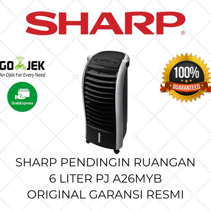 SHARP PENDINGIN RUANGAN AIR COOLER AC MINI 6 LITER PJ A26MYB LOW WATT SDFD654156E