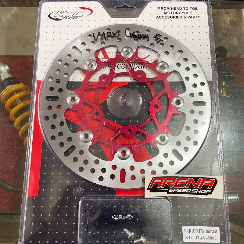 Piringan Cakram Disc KTC Vario New Lubang 5 Red
