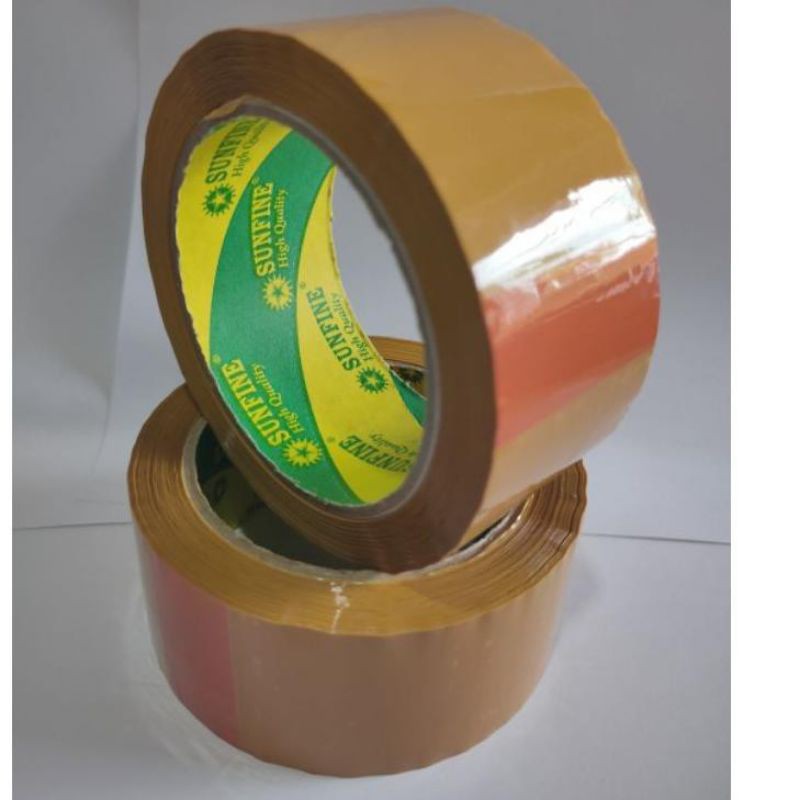 

LAKBAN COKLAT SUNFINE 48mm x 100 Yard Termurah kualitas Daimaru & Nachi