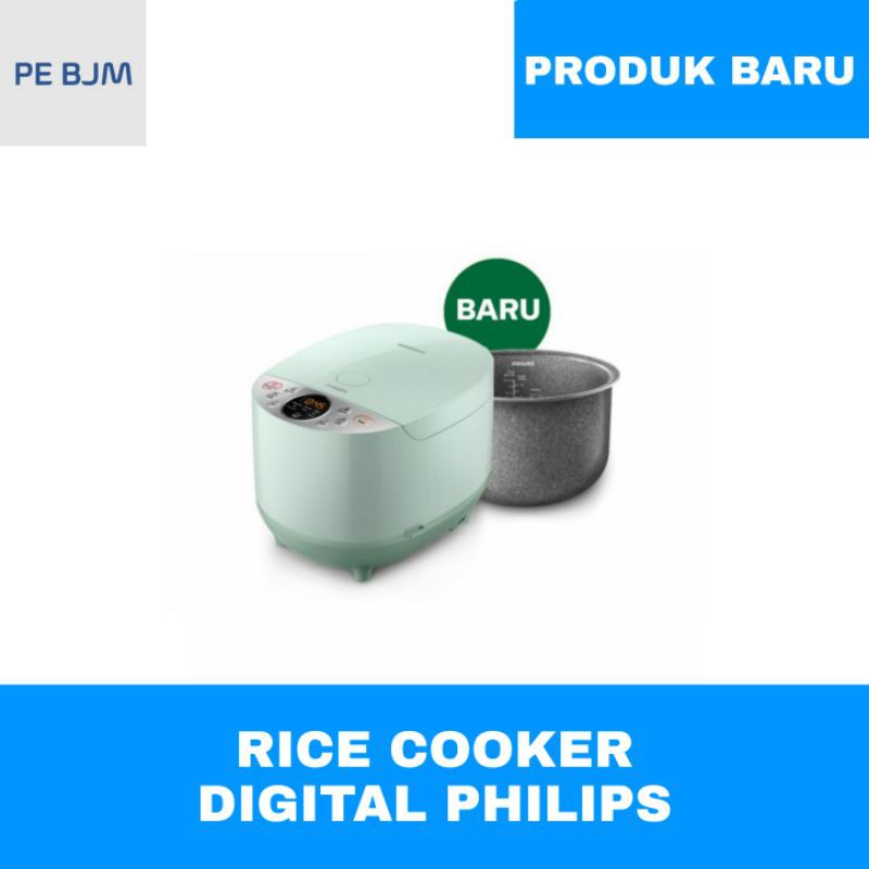 RICE COOKER DIGITAL PHILIPS 1.8 LITER - HD 4515 - GARANSI RESMI