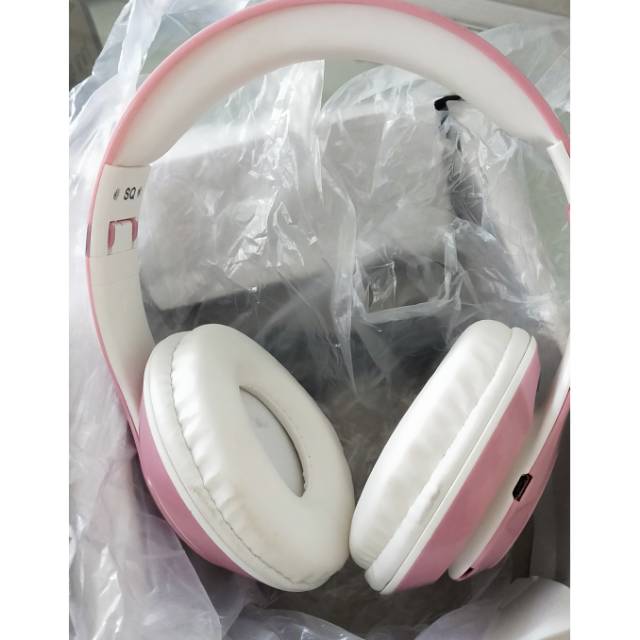 Headphone stereo bluetooth radio auxjbl pink