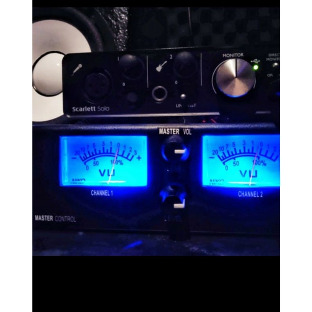 Jual VU Meter Analog+Gain control stereo. Shopee Indonesia