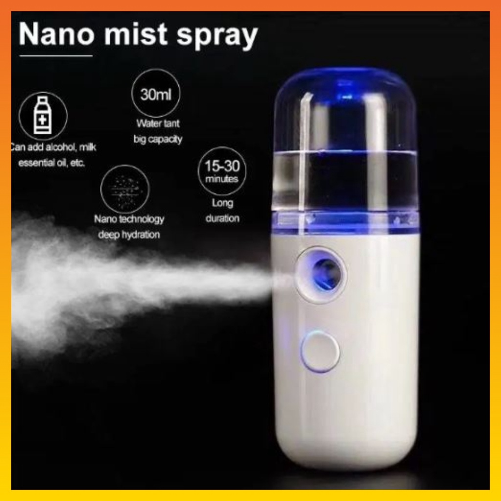 Nano Spray Wajah Nano Spray Mini Portable USB Nano Spray Murah Face Mist Sprayer Handy Mist Spray WHFURNITURE