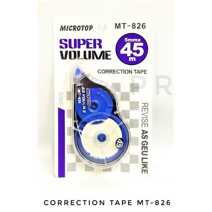 

Tip Ex Kertas Tip Ex Roll Besar Jumbo 45 M Correction Tape Mt-826