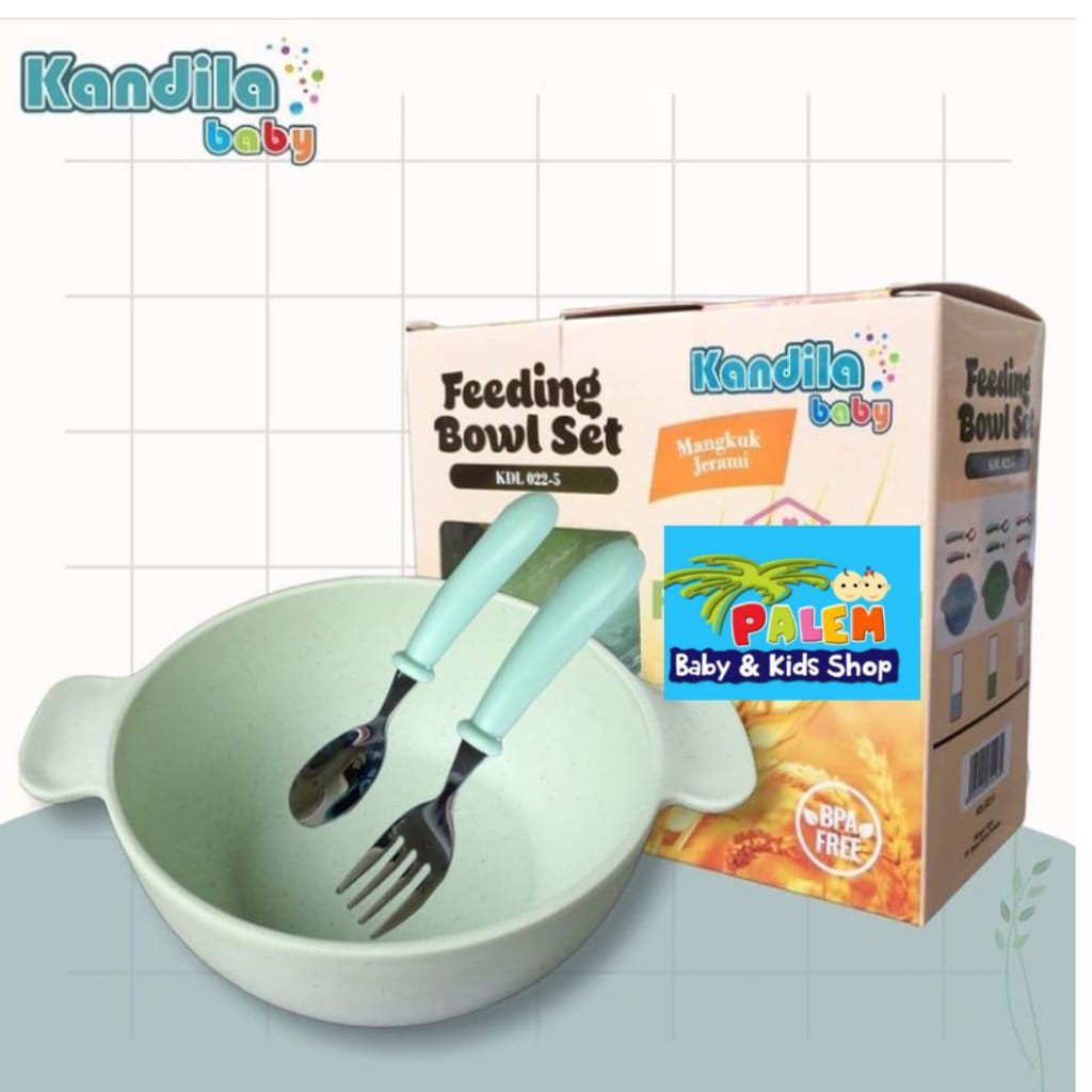 Kandila baby feeding bowl set mangkuk baby KDL022-5