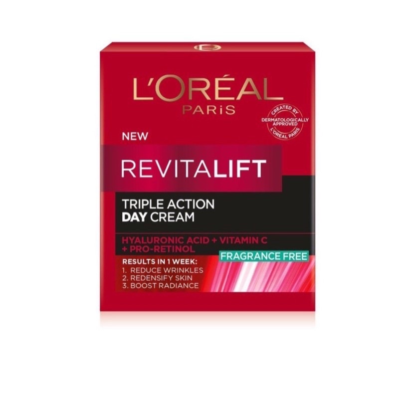 L'OREAL REVITALIFT TRIPLE ACTION DAY CREAM 50ML