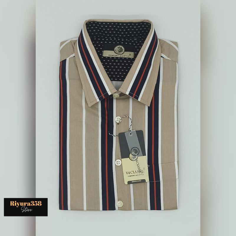 KEMEJA CASUAL LENGAN PENDEK V4 CLASSIC - 014