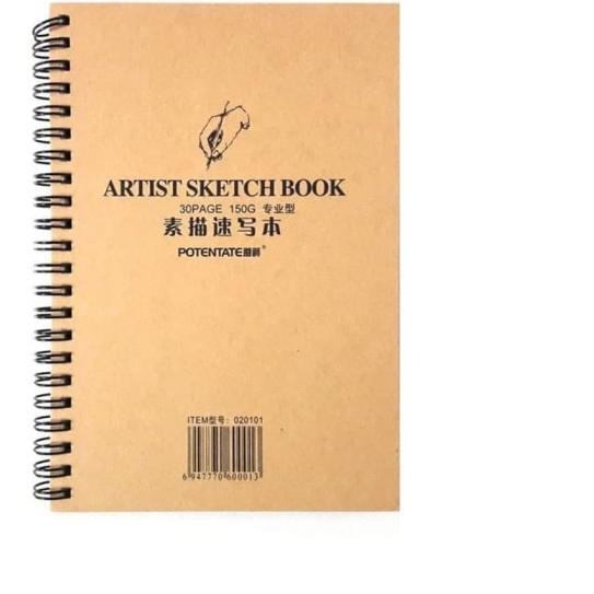 

Potentate Artist Sketchbook / Sketsa 150gsm - Prof Spiral Sketch Pad