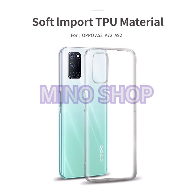 SOFTCASE TRANSPARAN OPPO A52 - OPPO A72 - OPPO A92 PREMIUM CLEAR SOFT CASE