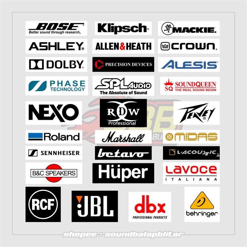 

Sticker Sound System (BIJIAN) - RDW SPL Audio Ashley Crown