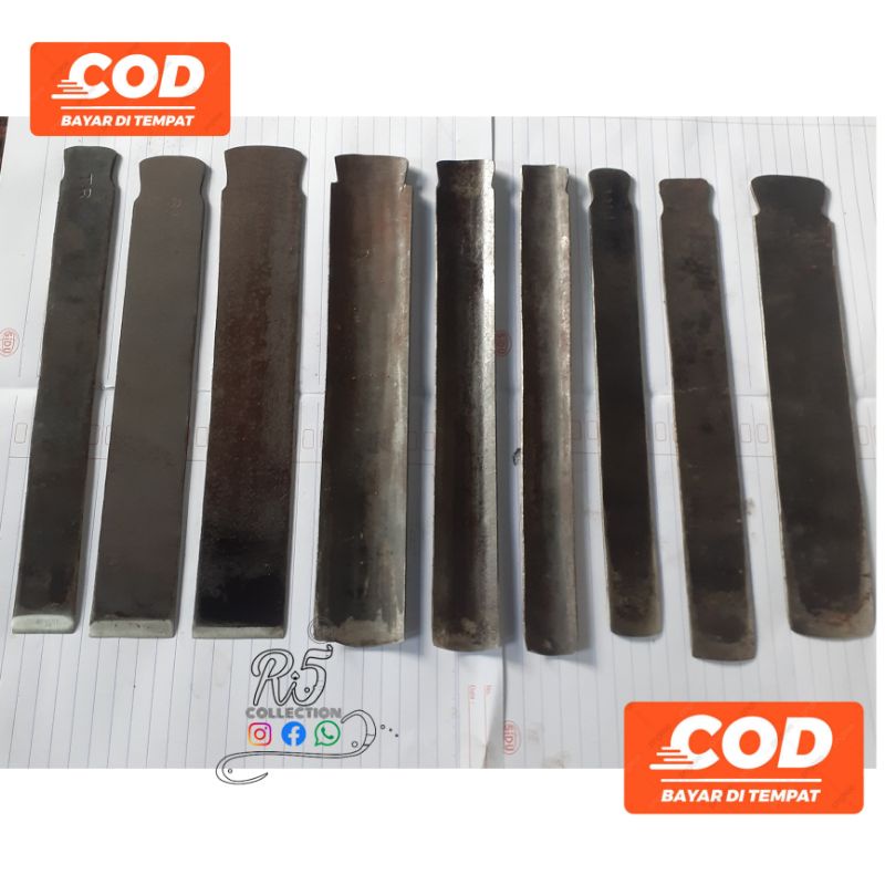 PAHAT / TATAH UKIR KAYU PENYILAT / PENILAB PENGUKU KOL LENGKUNG SERBA 3PCS SATU SET