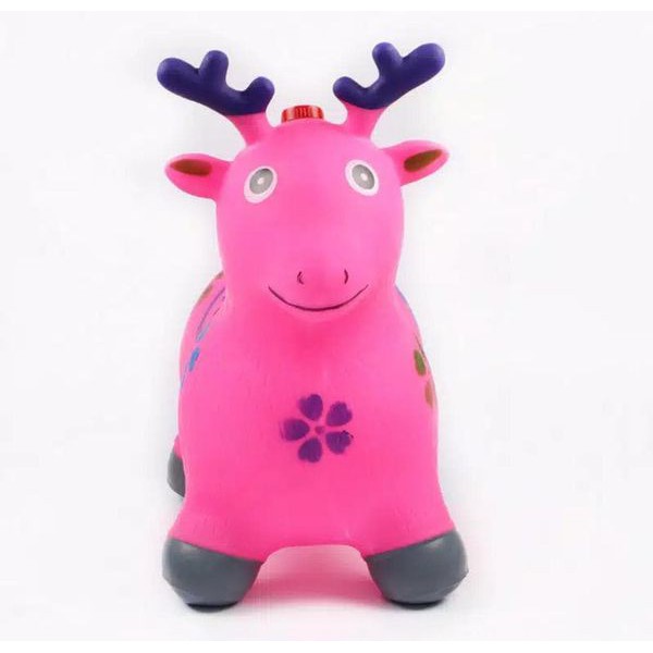 Kuda jumping karet tebal / kuda kudaan karet mainan tunggang