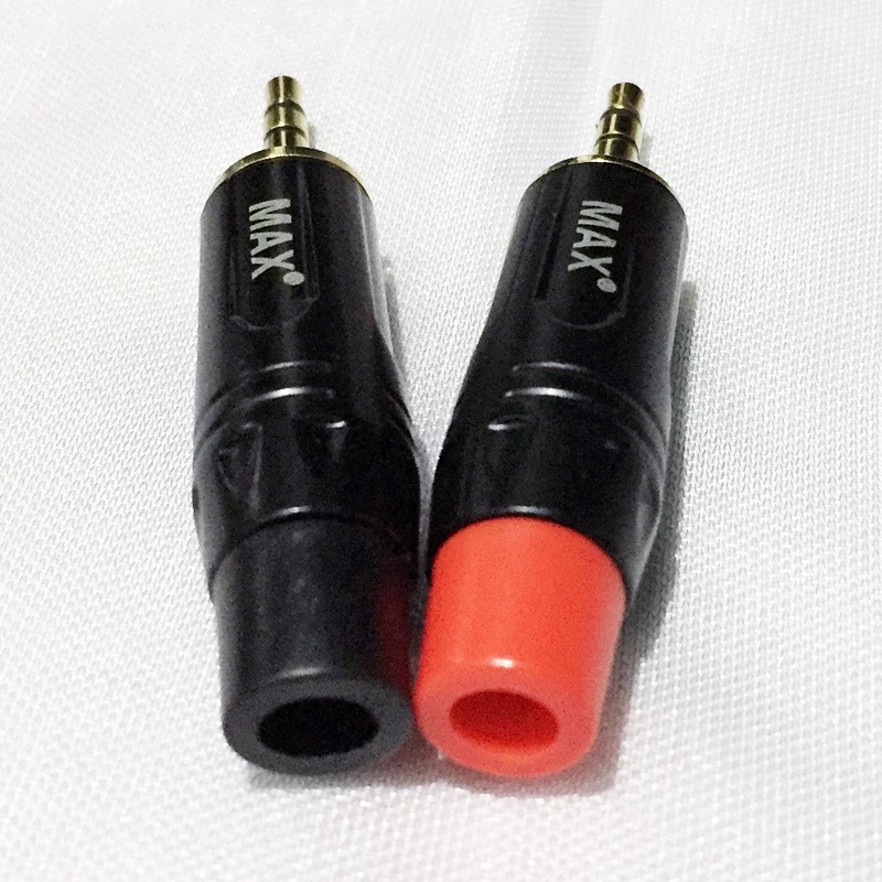 JACK MINI STEREO 3.5 MM GOLD METAL HITAM MINI JACK MIC KS3P STEREO 3,5MM PLUG