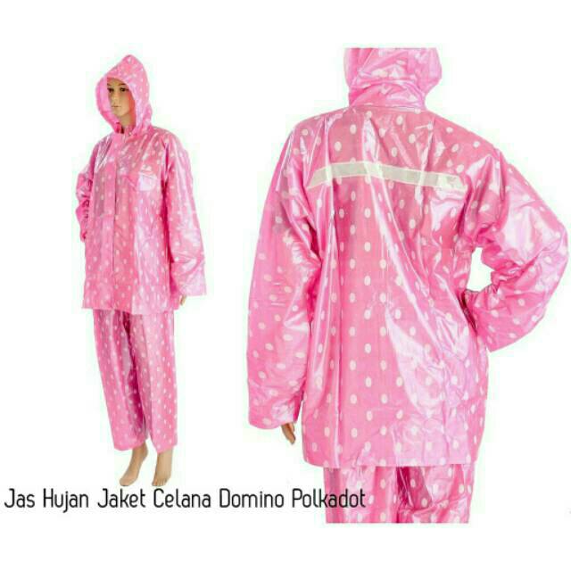 Jas hujan jaket celana DOMINO