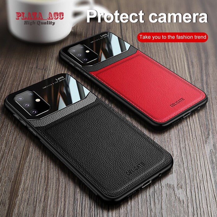 Elegant Leather Samsung Note 10 Lite - Casing Samsung Note 10 Lite Case Elegant