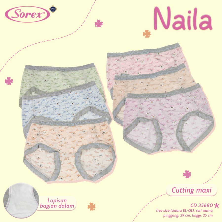 cd celana dalam wanita maxi sorex 35678 35680 35701 35696 38033 motif halus