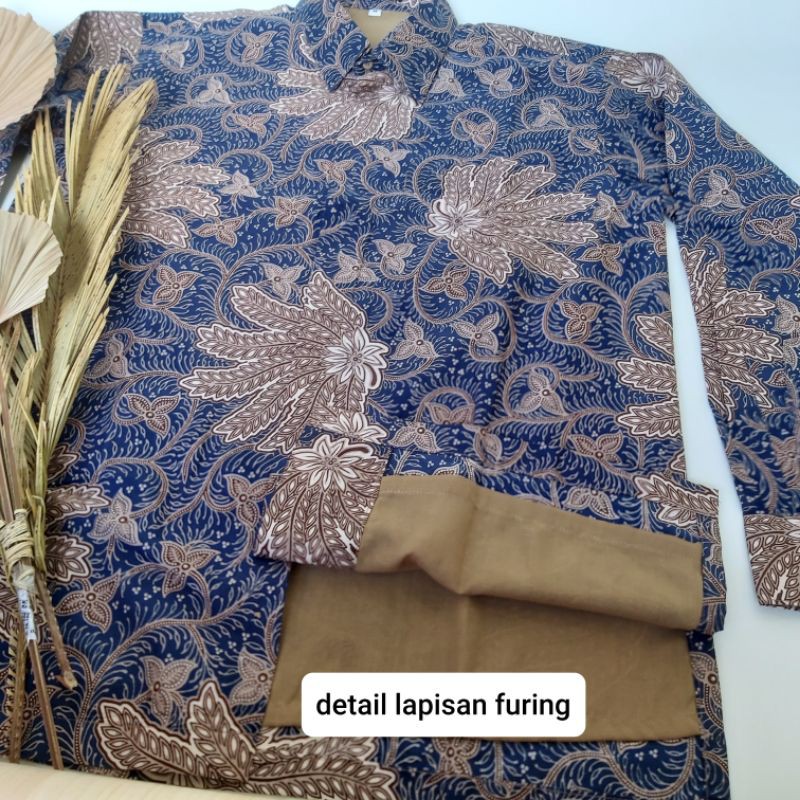 Batik Pria Panjang Lapis Furing Katun Primisima Kode BPF02