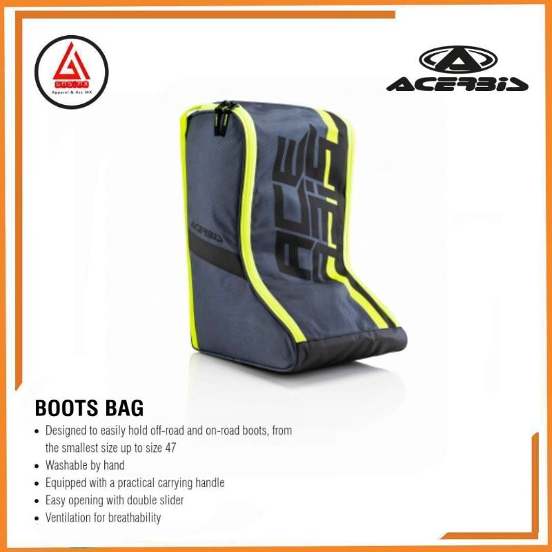 BOOTS BAG ACERBIS, TAS SEPATU ACERBIS, TEMPAT SEPATU,TAS BOOTS ACERBIS