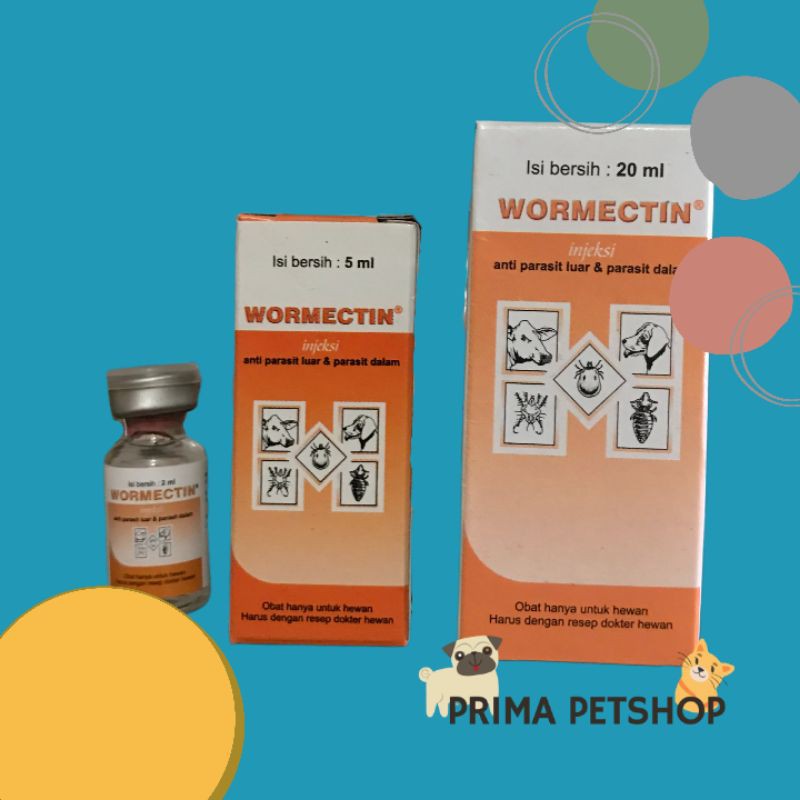 WORMECTIN obat korengan dan cacingan hewan