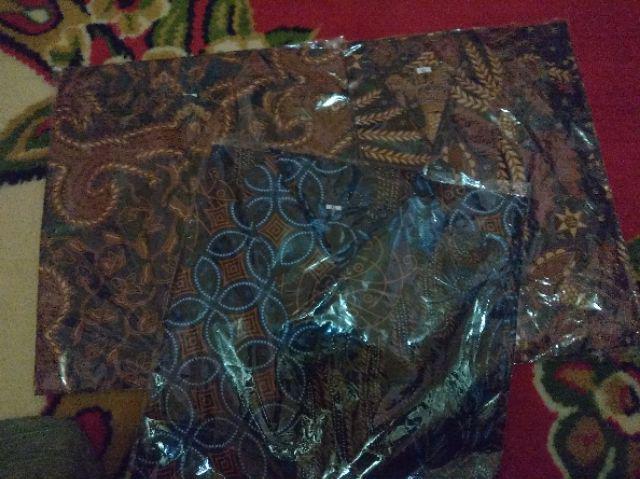Kemeja Hem Risna Batik Hrb26 Kenongo Kemeja Hem Pendek Padi Pekalongan M L Xl Murah Keren Batik