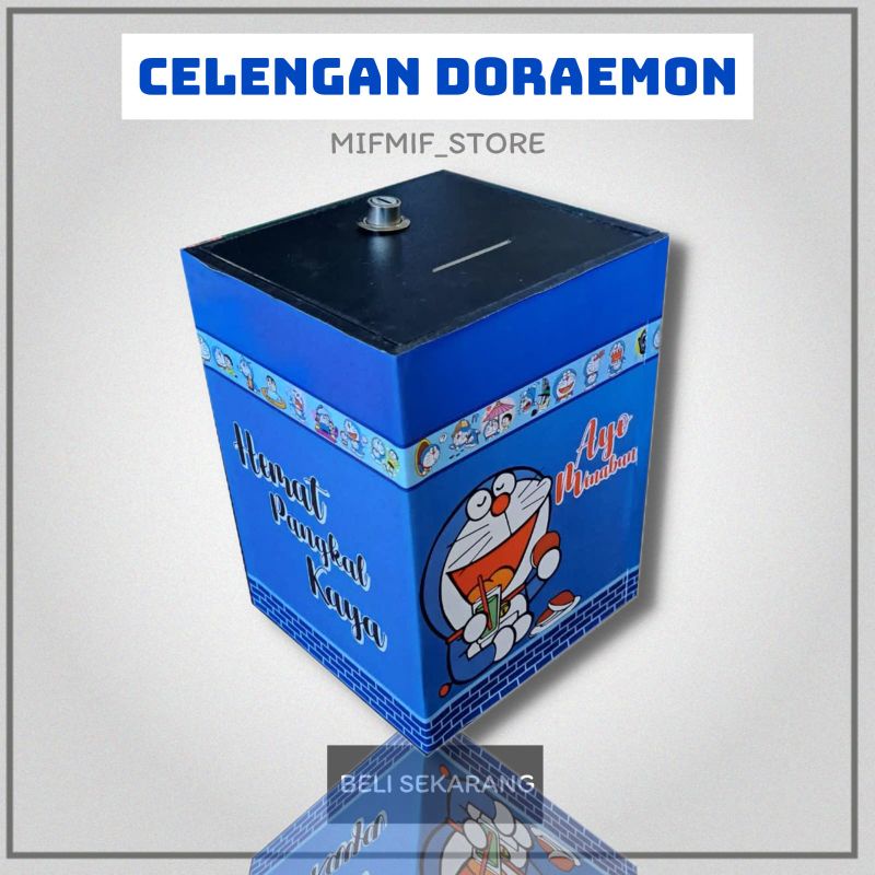 Celengan Karakter Anak Murah - Celengan Karakter Unik - Celengan Kabah + free Kunci