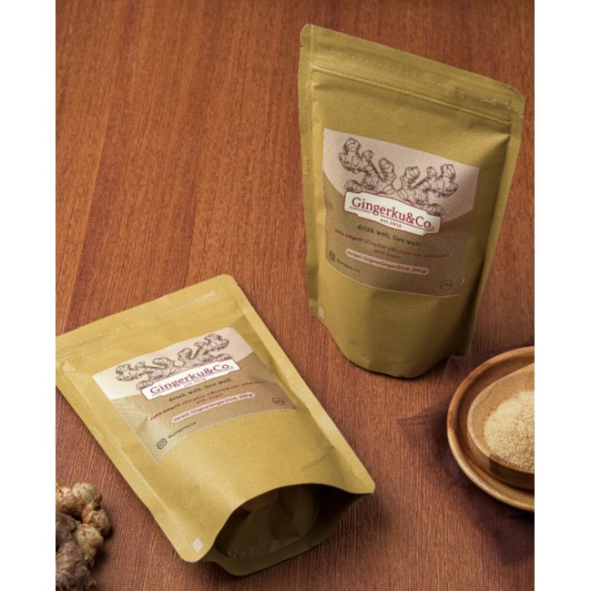 

Emprit Ginger | Ginger Drink | Minuman jahe emprit pouch 200 gram (Immune Booster)