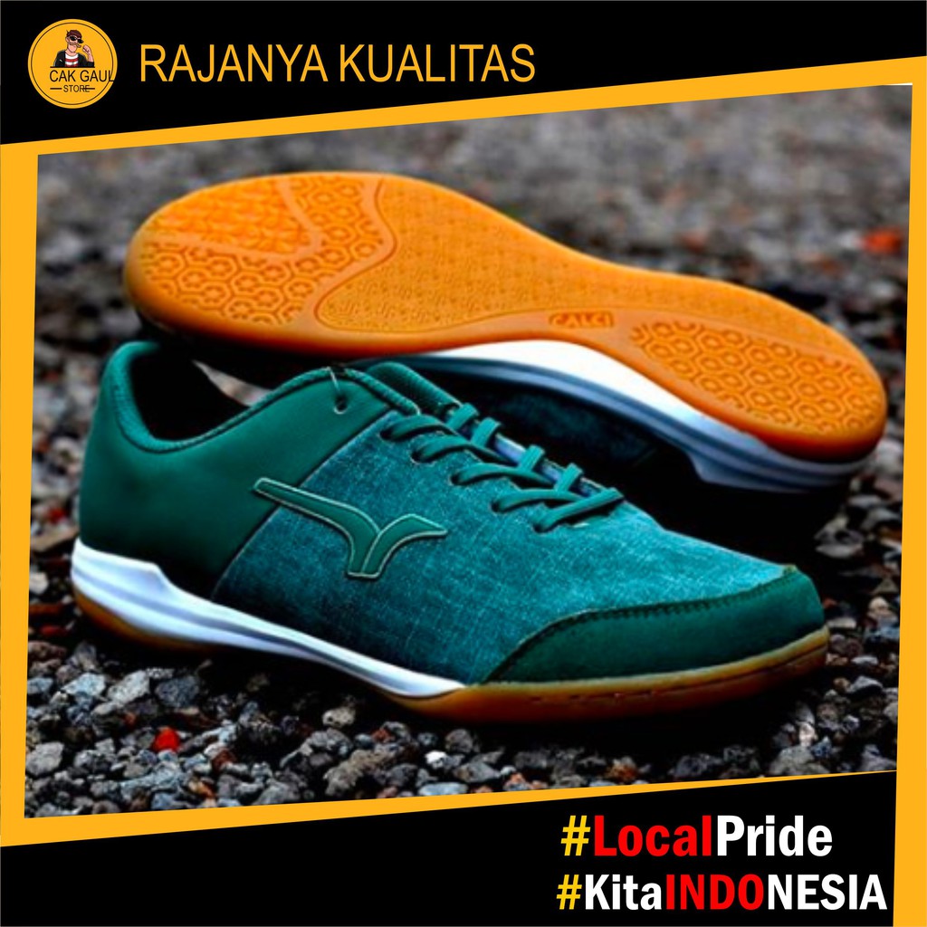 Sepatu Futsal CALCI DOMINION ID IN Hijau