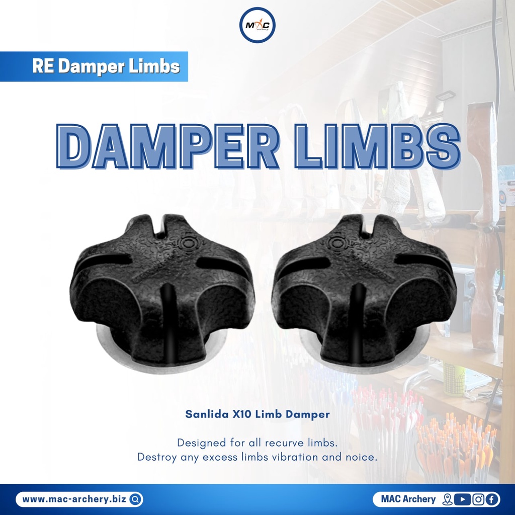 LIMB DAMPER SANLIDA X10 - DAMPER STABILIZER BUSUR PANAHAN - DAMPER MURAH BERKUALITAS