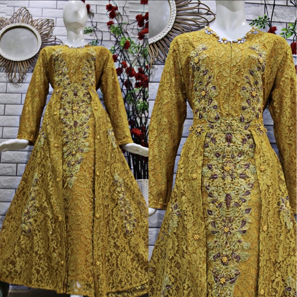 AM_FASHION>> GAMIS KAYLA BORDIR GAMIS BORKAT GAMIS PESTA DRESS PESTA BROKAT PAYET TERBARU-01