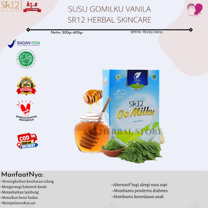 

SR12 GOMILKU ORIGINAL//SUSU KAMBING ETAWA/BEST SELLER