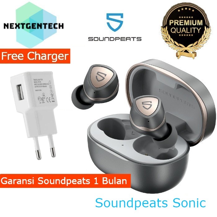 SoundPeats Sonic Bluetooth 5.2 TWS Headset Wireless Gaming Earphone