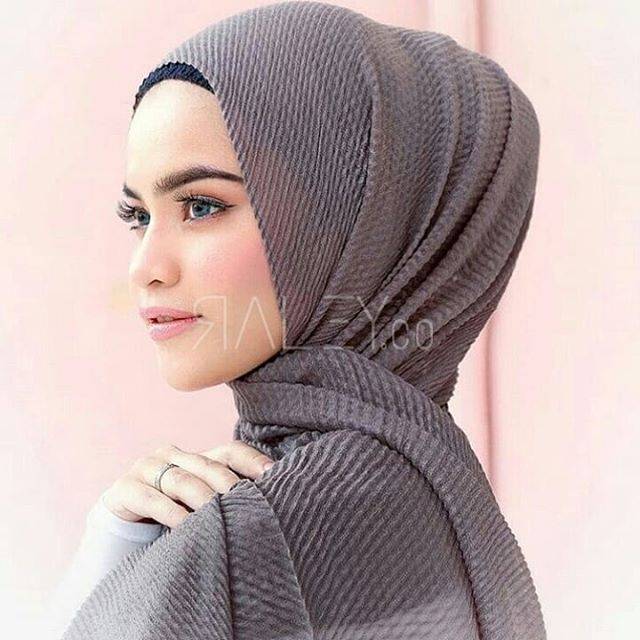 Pashmina plisket wafy shawl kotak / waffle