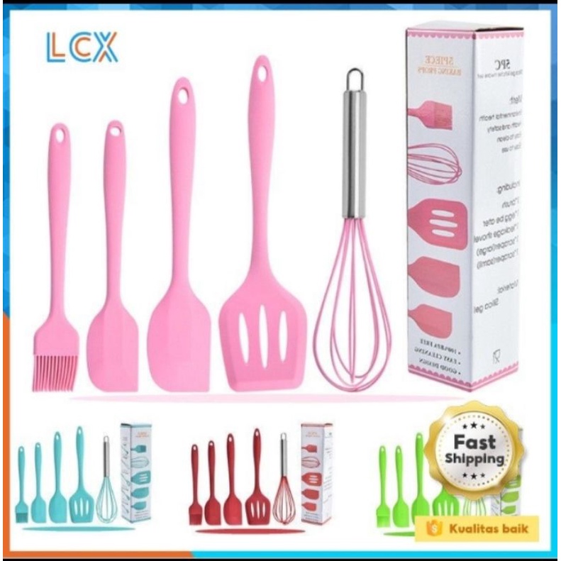 spatula set 5 in 1 / Sotil silikon set