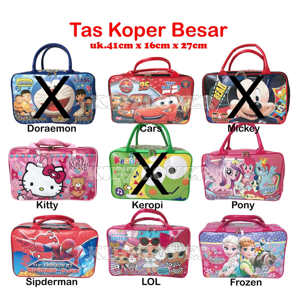 Travel Bag | Koper Besar Premium Model Karakter (Tas Tenteng / Tas Mudik / Tas Bayi) Ukuran Besar