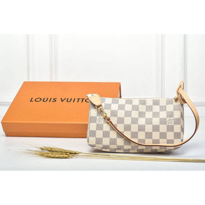 BNIB LV Pochette Accessories Azure N41207